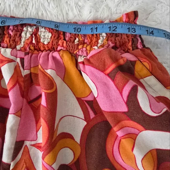 70's Psychedelic Print Short Set Size 3X - Picture 4 of 15